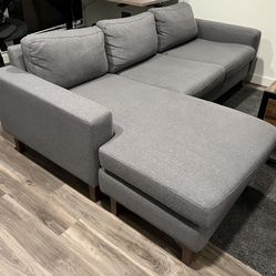 AllModern 84” Reversible Sectional (for Small space)