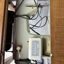 Sewing Machine In Cabinet 