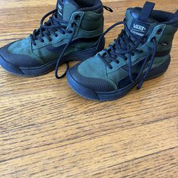 Green Hiking Boots