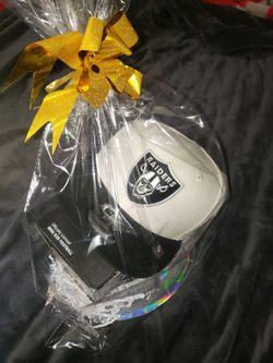 Raiders Hat and Football