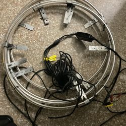 Automobile Wheel Ring Brackets With Led Lights And Wires