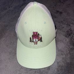 Columbia Youth SnapBack Hat Camping Ready To Explore Lime One Size Fits Most Cap