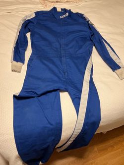 Auto Pro Blue Racing Suit Coverall
