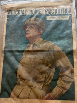 WWII Newspaper April 18, 1951