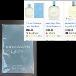 Dolce and Gabbana light blue 4.2 oz