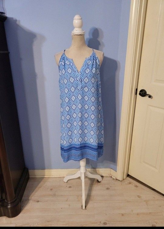 Skies Are Blue Large Womens Dress