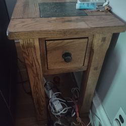 Wooden Side Table 