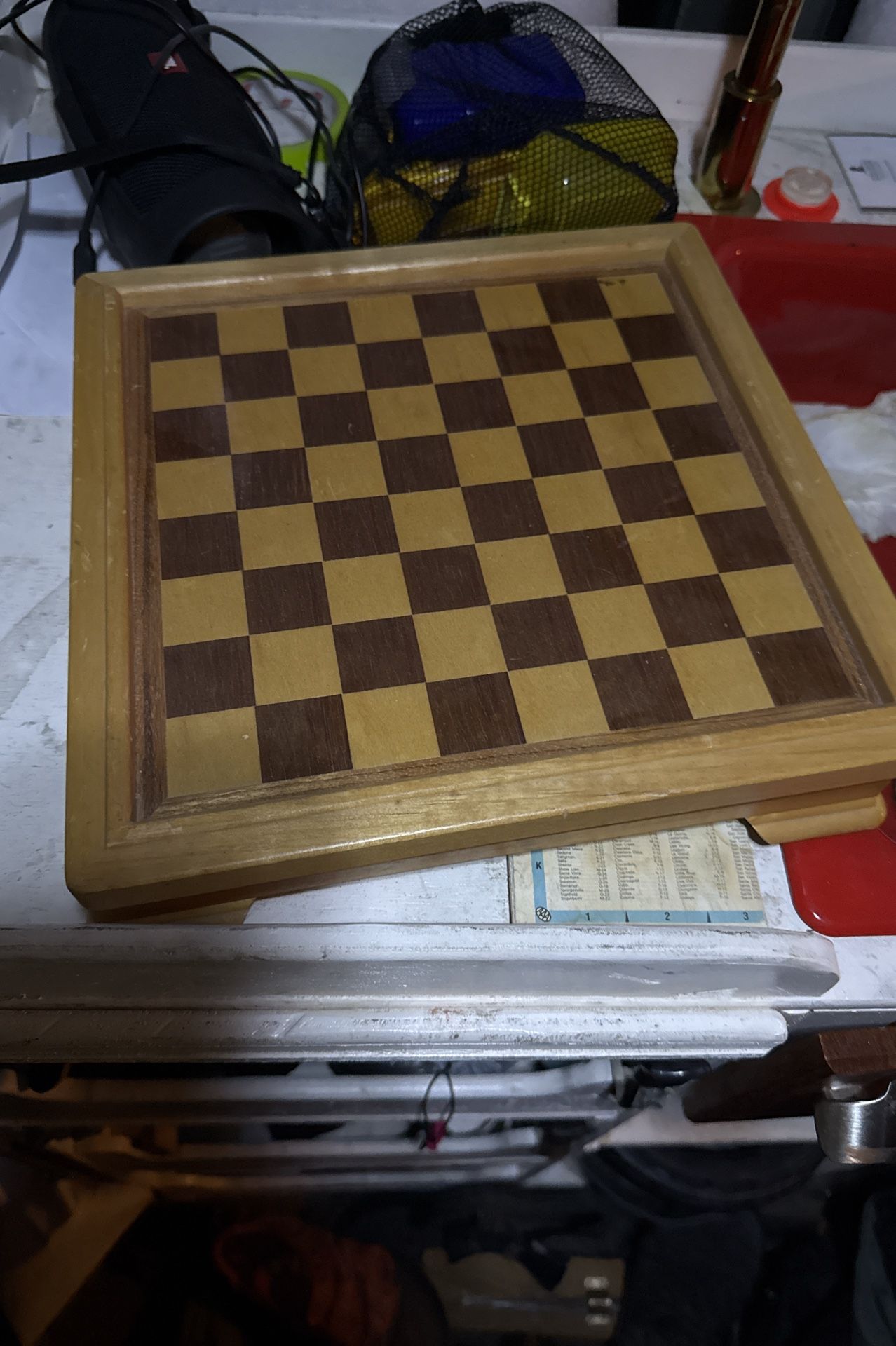 Chess, Checkers, Backgammon Board