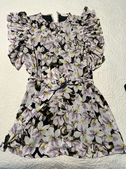 Lavender floral dress XL