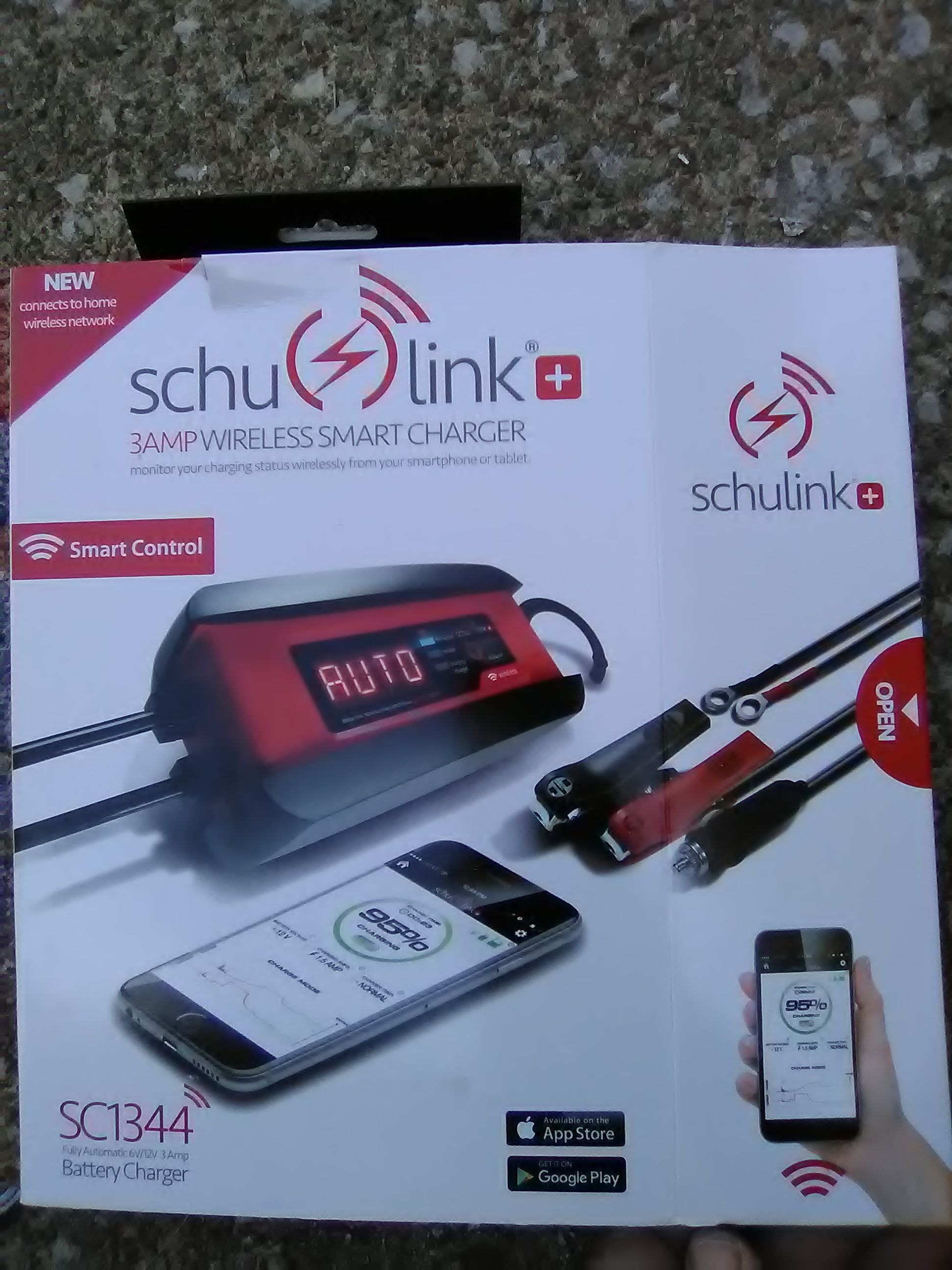 Schu link 3amp wireless battery charger! Brand NEW!!