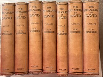 Antique 7-Volume Set: The Treasury of David by C.H. Spurgeon (Robert Culley Edition)