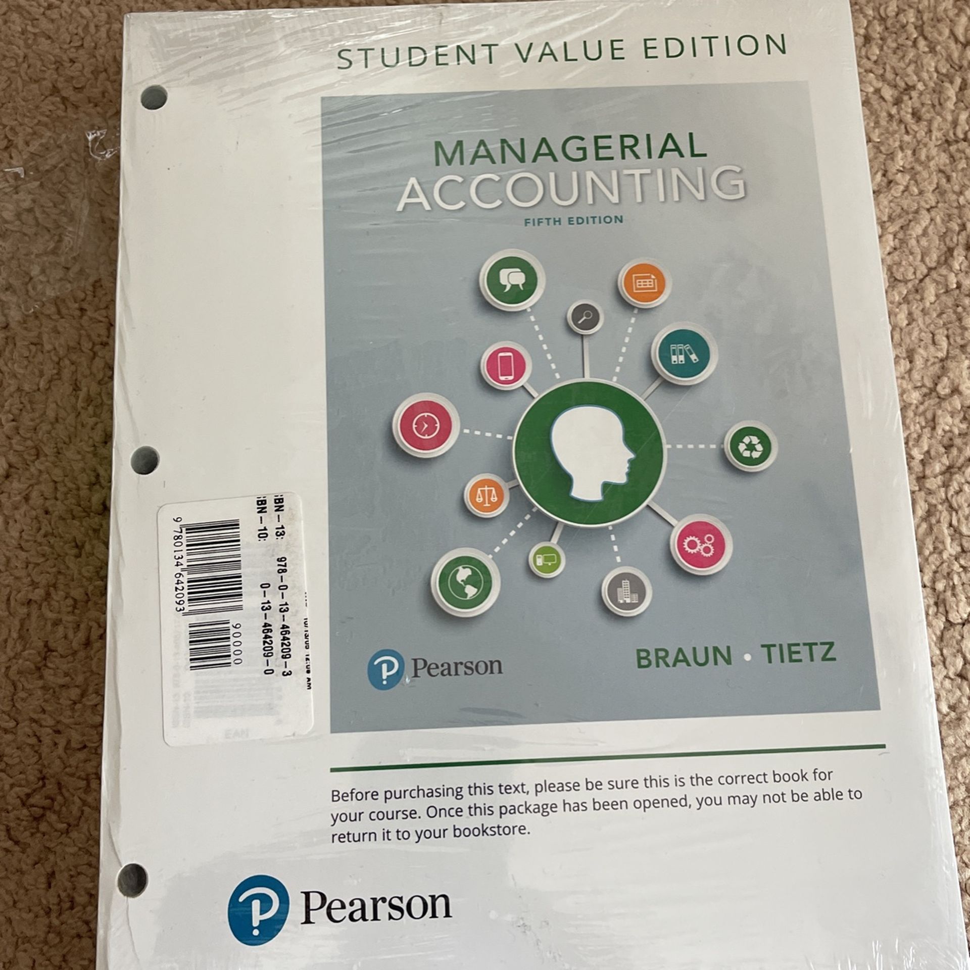 Managerial Accounting ( Pearson)