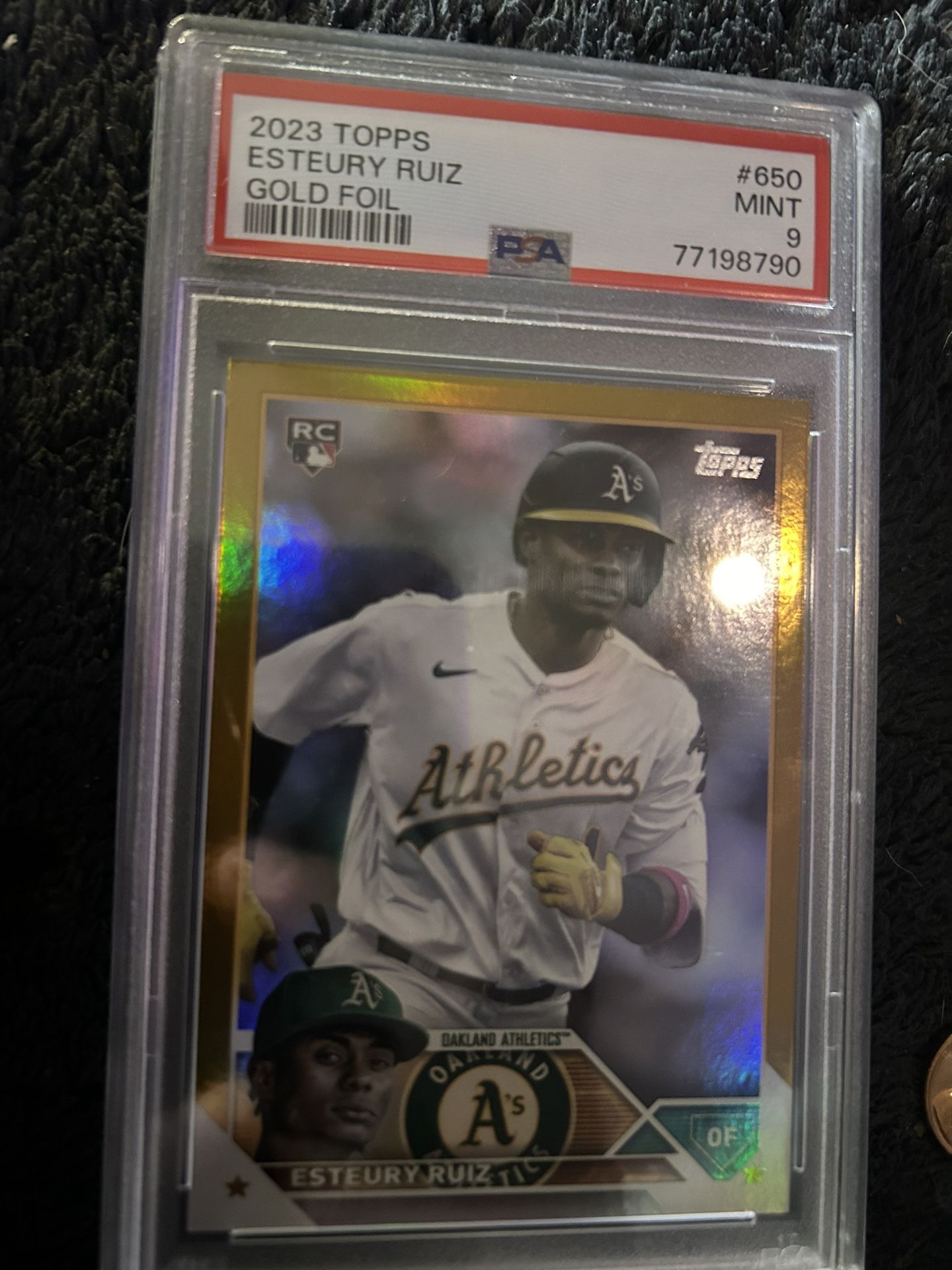 2023 Topps #650 Esteury Ruiz Rookie SGC 9GEM MINT RC