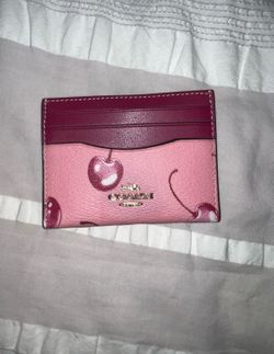 Coach  cherry wallet