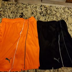 Boys Puma Shorts Size 7