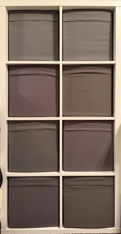 IKEA Kallax Shelf Unit With Storage Boxes