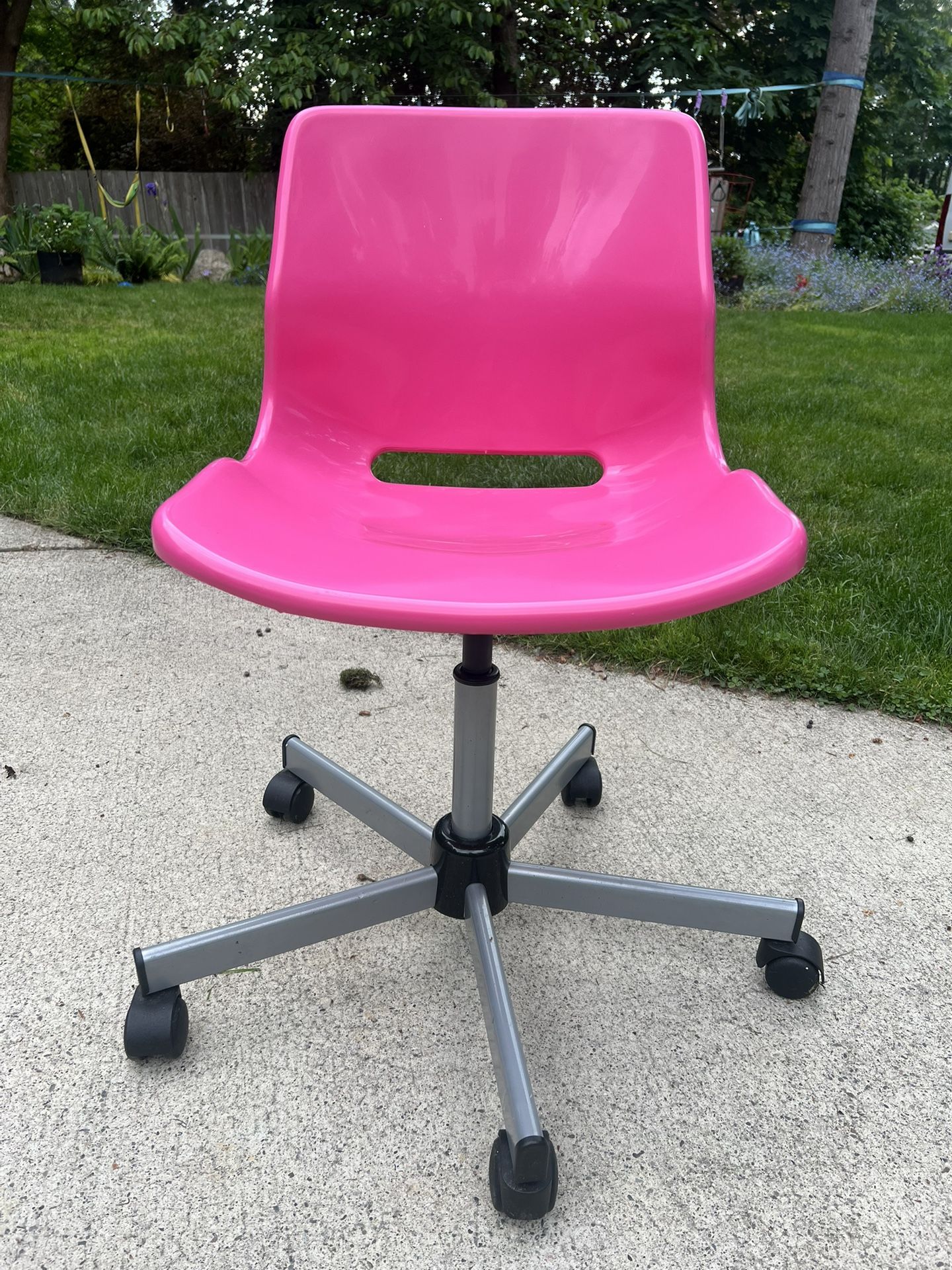 Pink Office Chair - IKEA Snille