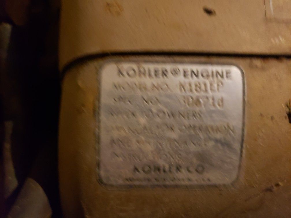 Kohler generator