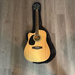 Left Handed R. W. Jameson Electric Acoustic Guitar