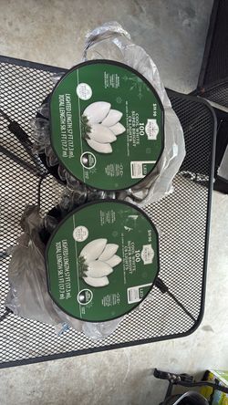100-Count Cool White C9 LED Christmas Lights – 2 Pack