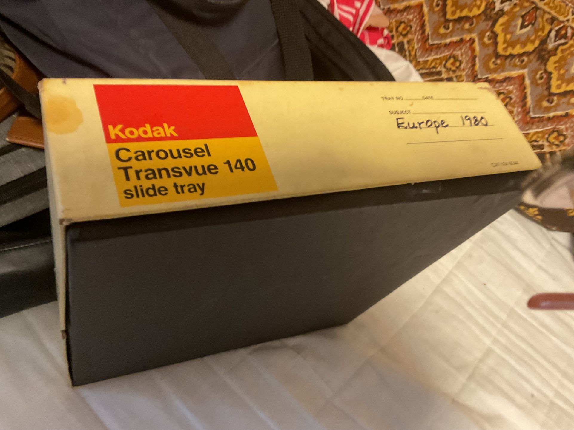 Kodak Carousel Transvue 140 Slide Tray , For Use On All Codas Carousel , And Ektagraphic (NO SHIPPING)