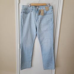 J.Crew Eco Stretch Straight Leg Jeans 36x32 NWT