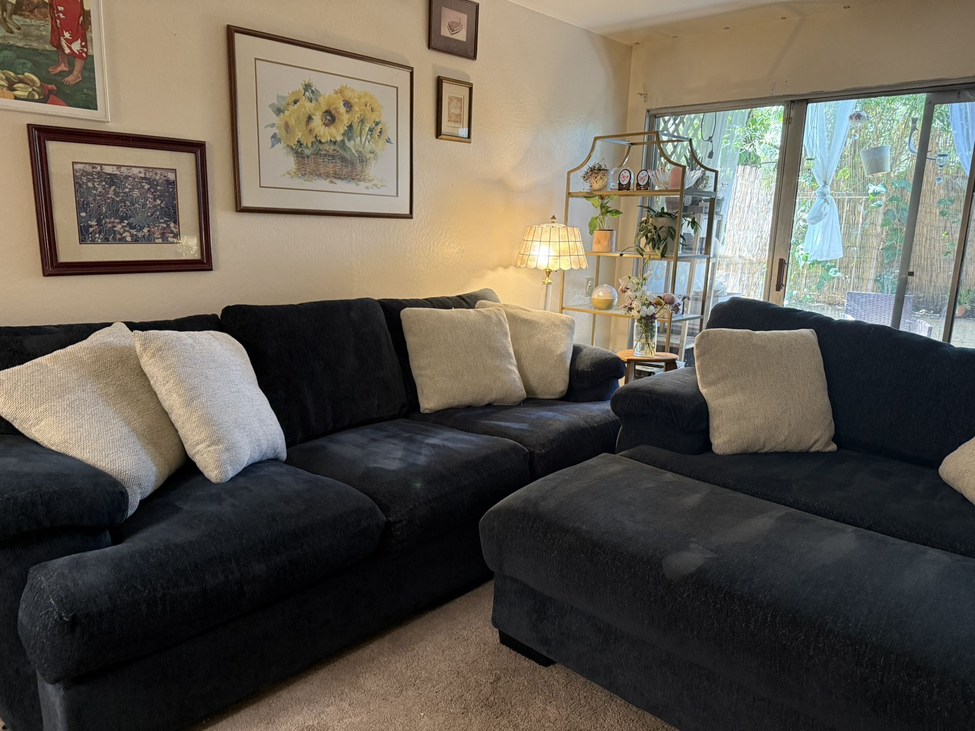 Couch Set - Loveseat and Ottoman