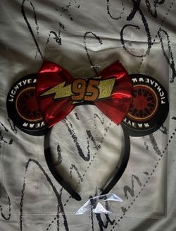 Disney Mouse Ears Headband 5" Bow Hairband - Hair Accessories Disney Cars