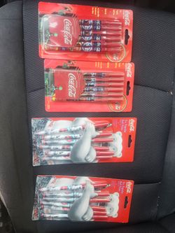 Vintage & Collectible: Coca Cola pens - 4 sealed sets