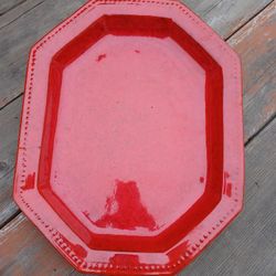 Pleasant Valley Italian Red Platter