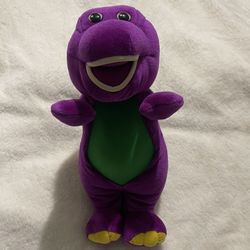 Barney, The Purple Dinosaur, Fisher Price, 2001 Plush Toy Vintage