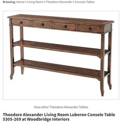Theodore Alexander Console table