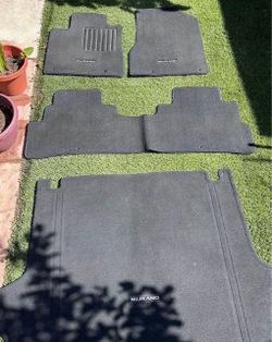 2019-2024 Nissan Murano Black CarpetFront Rear Floor Mats Cargo Mat and Cargo Lid Cover Set OEM