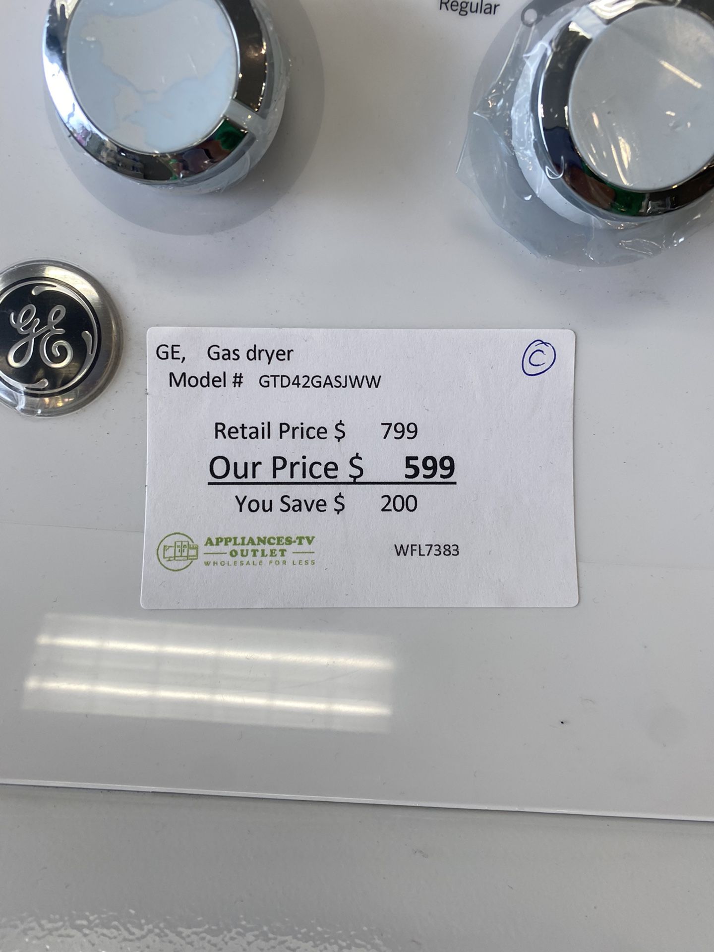 GE Gas Dryer & Washer Set
