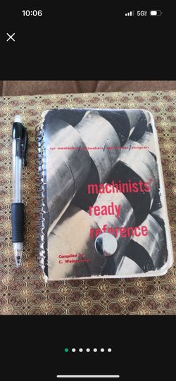 Machinist’s Ready References