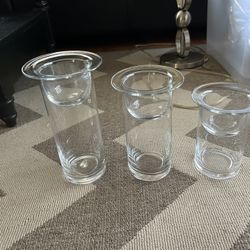 Set Of Three Candle Holders