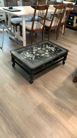 Antique Asian Accent Table 