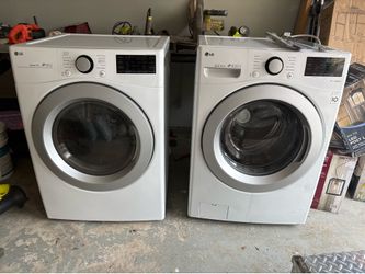 LG washer and dryer