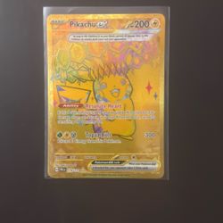 Pokémon Prismatic Pikachu Ex $60 