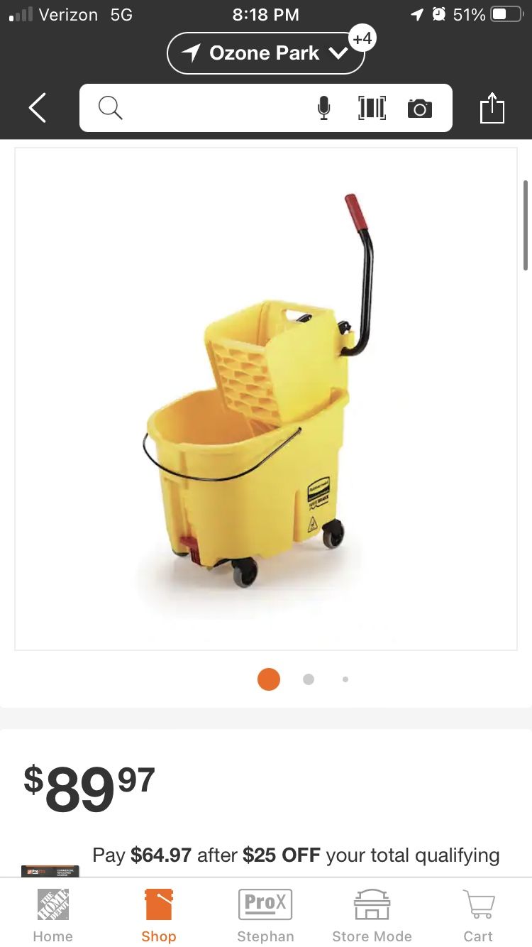 New Mop Bucket