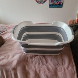 Small dog collapsible bathtub