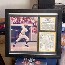 Roberto Clemente Final Game 3000th Hit Photo Box Score