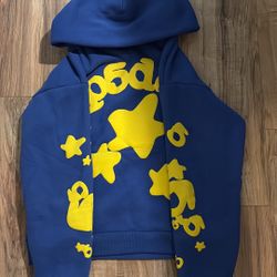 Sp5der Puff Print Hoodie 