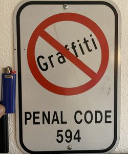 Graffiti Street Sign 