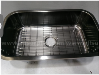Black stainless steel under mount sink