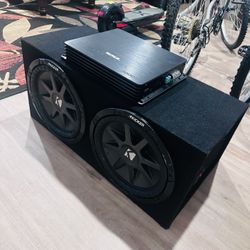 12” Kicker Competition Subwoofers w/3000w SSL amplifier $400