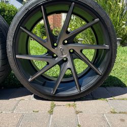 5 Lug Nut Rims & TIRES/ Rines De 5 birlos & LLANTAS (5x4.5)(5x114.3) Size: 20”