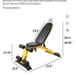 Heavy duty weight bench