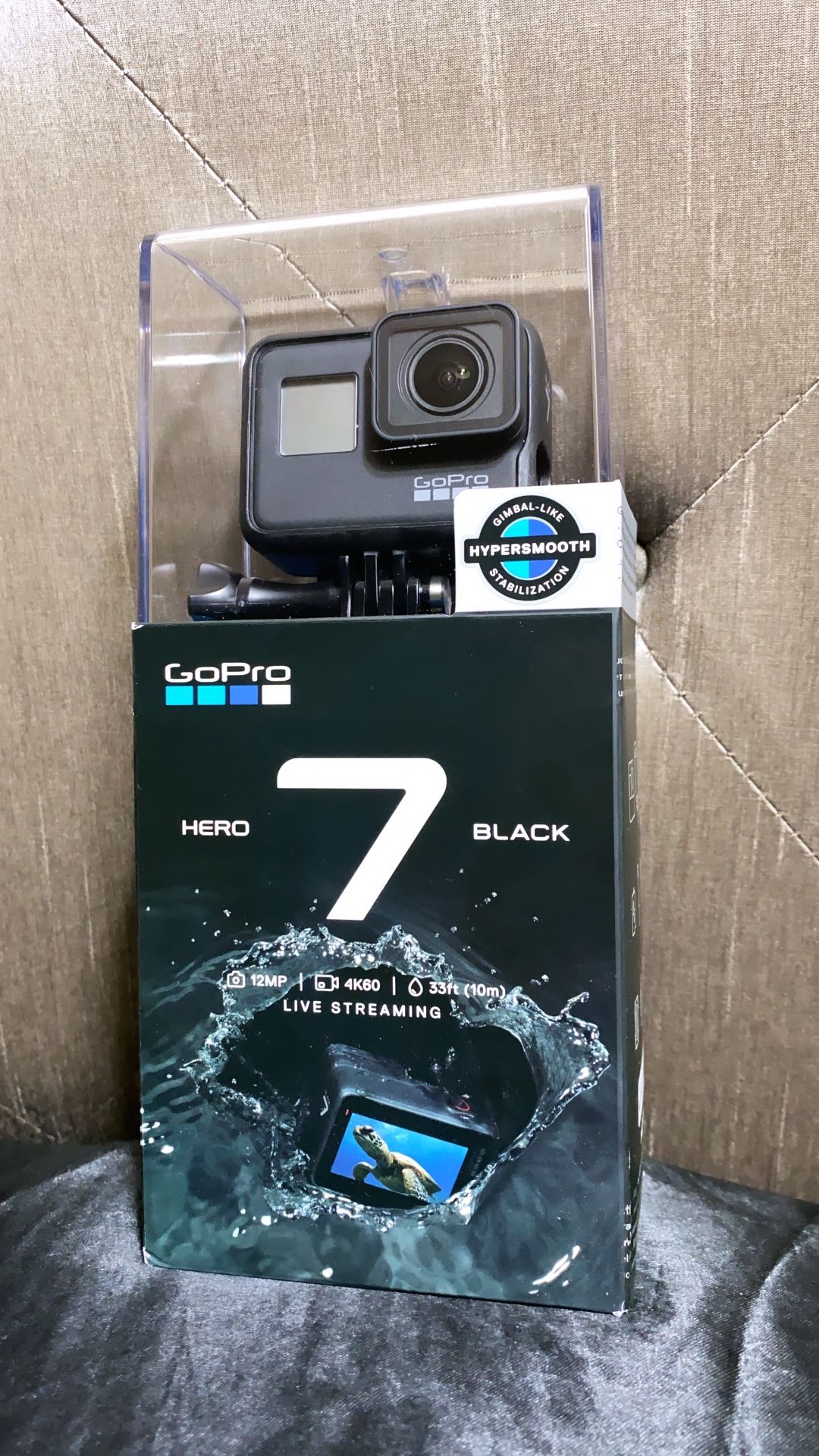 GoPro - HERO7 Black 4K Waterproof Action Camera - Black