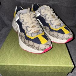 Gucci GG Rhyton 'Beige White Yellow'